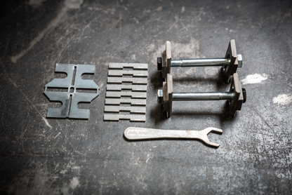 BMW E30 Serrated Camber and Toe Adjustment Brackets
