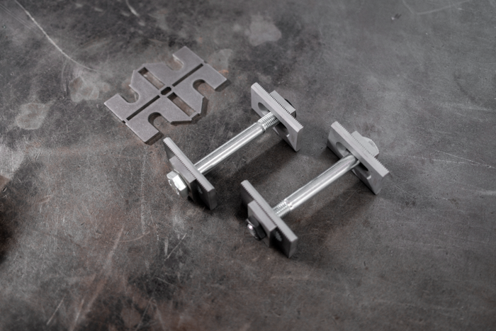 Garagistic - BMW E30 Serrated Camber and Toe Adjustment Brackets - Z3 compatible