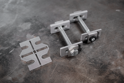 Garagistic - BMW E30 Serrated Camber and Toe Adjustment Brackets - Z3 compatible