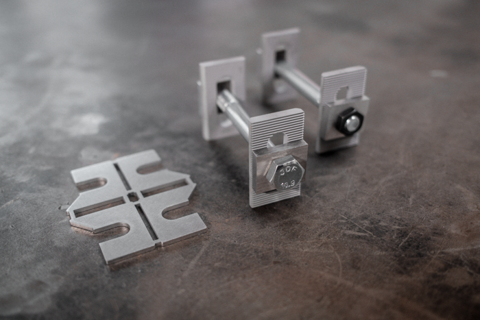 Garagistic - BMW E30 Serrated Camber and Toe Adjustment Brackets - Z3 compatible
