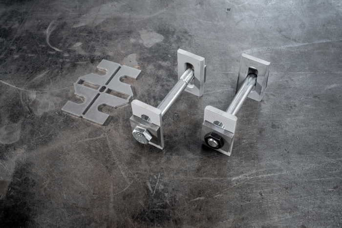 Garagistic - BMW E30 Serrated Camber and Toe Adjustment Brackets - Z3 compatible