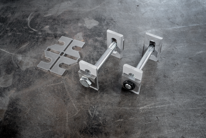Garagistic - BMW E30 Serrated Camber and Toe Adjustment Brackets - Z3 compatible
