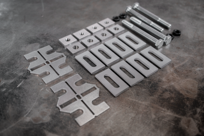 Garagistic - BMW E30 Serrated Camber and Toe Adjustment Brackets - Z3 compatible