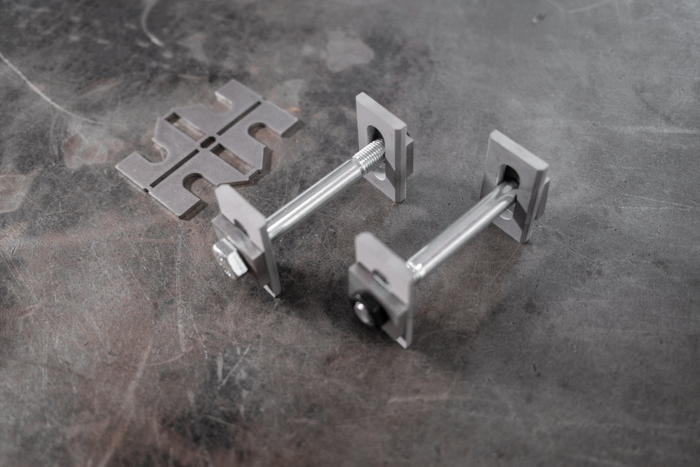 Garagistic - BMW E30 Serrated Camber and Toe Adjustment Brackets - Z3 compatible