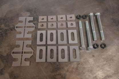 Garagistic - BMW E30 Serrated Camber and Toe Adjustment Brackets - Z3 compatible