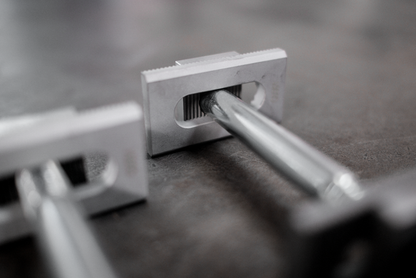 Garagistic - BMW E30 Serrated Camber and Toe Adjustment Brackets - Z3 compatible