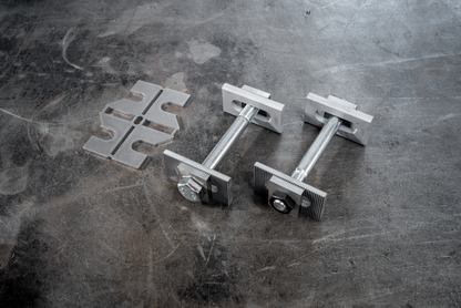 Garagistic - BMW E30 Serrated Camber and Toe Adjustment Brackets - Z3 compatible