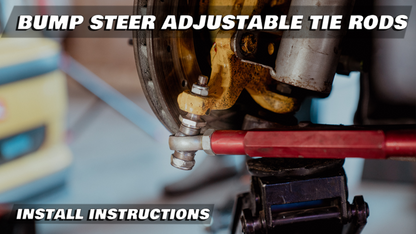 E30 Bump Steer Adjustable Tie Rods - 325i, 318is, 316