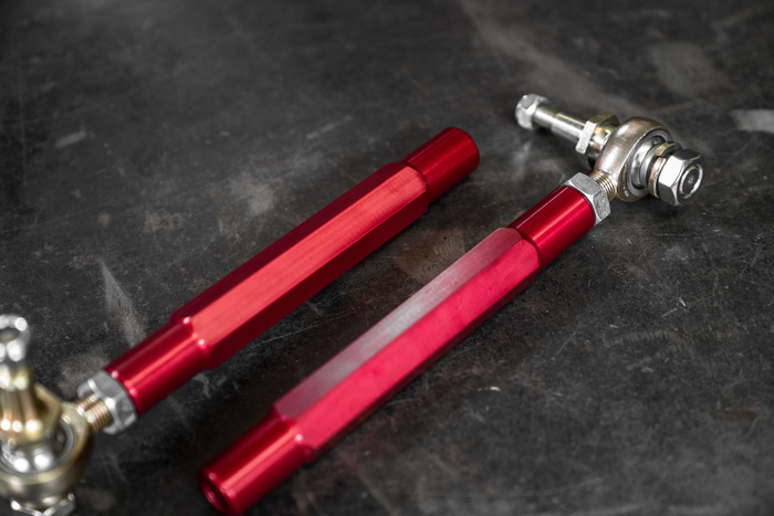 E30/E36 Extended Adjustable Tie Rods - For E46 control arm conversion-Steering Components-grip-drift-Garagistic-bmw