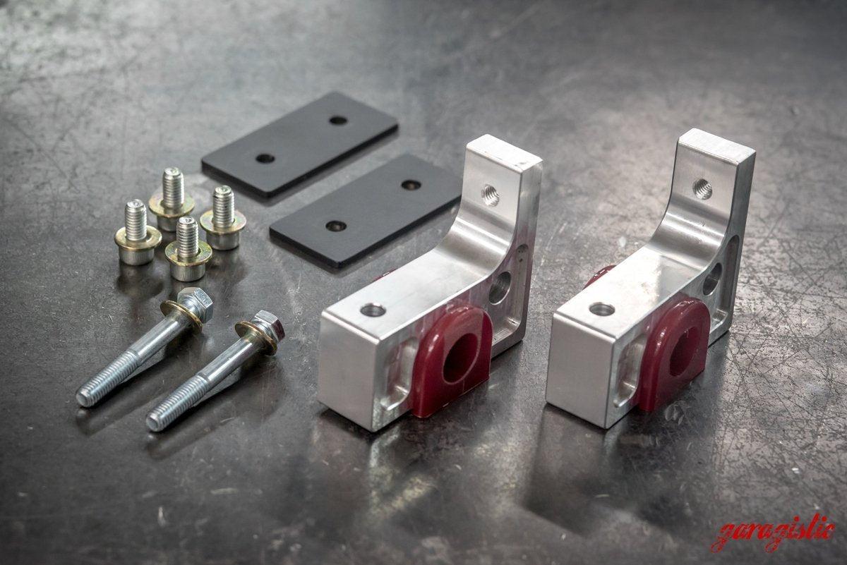 Garagistic E30 Billet Rear Sway Mounting Bracket-Sway Bar Parts-grip-drift-16mm-Garagistic-bmw