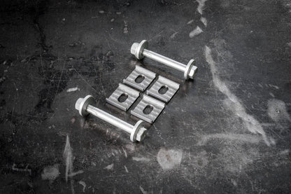 Garagistic Rear Subframe Camber and Toe Correction Brackets - E30, E28, E34, Z3-Alignment Parts-grip-drift-Half (Camber or Toe)-Include Eccentric Hardware-Garagistic-bmw