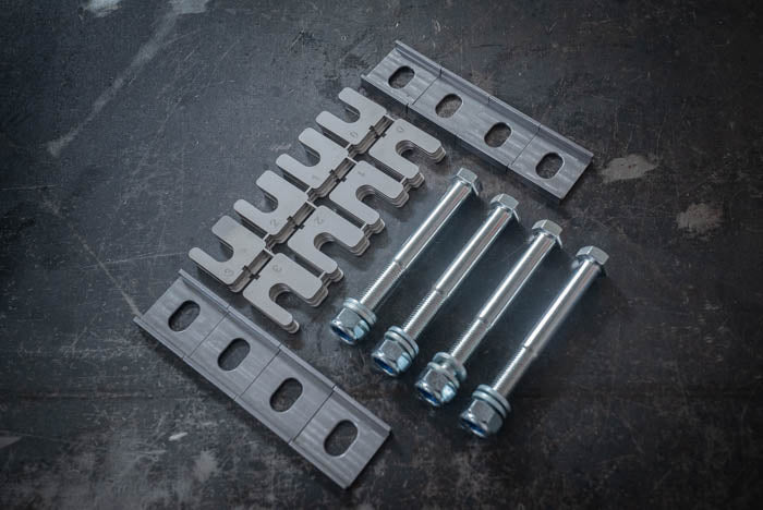 Incremental Quick Rear Subframe Camber and Toe Shim Kit (E30, E28, E34, Z3, E21)