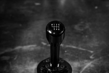 Standard Aluminum Shift Knob for BMW E21, E28, E30, E34, E36, E46-Shifter Accessories-grip-drift-Anodized-Recessed Option-6 Speed Emblem-Garagistic-bmw