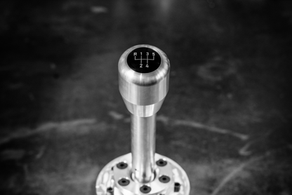 Standard Aluminum Shift Knob for BMW E21, E28, E30, E34, E36, E46-Shifter Accessories-grip-drift-Aluminum-Recessed Option-5 Speed Emblem-Garagistic-bmw