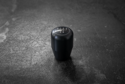 Standard Delrin Shift Knob for BMW E21, E28, E30, E34, E36, E46-Shifter Accessories-grip-drift-Recessed Option-5 Speed Emblem-Black-Garagistic-bmw