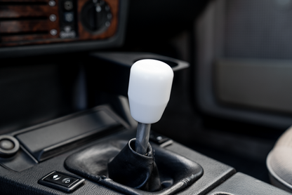 Standard White Delrin Shift Knob for BMW E21, E28, E30, E34, E36, E46-Shifter Accessories-grip-drift-No thanks!-No Emblem-Garagistic-bmw