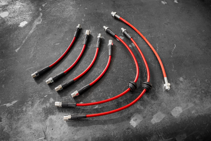 E36 Stainless Steel Complete 6 Brake Line Kit - DOT Compliant