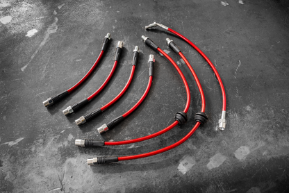 E36 Stainless Steel Complete 6 Brake Line Kit - DOT Compliant