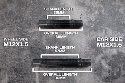 Garagistic Competition BMW Wheel Stud Conversion Kit: (5-Lug) - E36, E46, E82, E92, E39