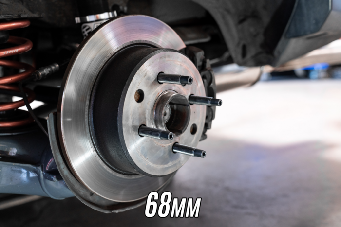 Garagistic Competition BMW Wheel Stud Conversion Kit: (4-Lug), E30 compatible-Wheel Studs and Nuts-grip-drift-90MM-Studs Only-Garagistic-bmw