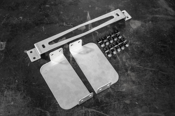 E36 Sheet Metal Oil Cooler Bracket/Mount - 325, M3-Engine Accessories-grip-drift-Garagistic-bmw