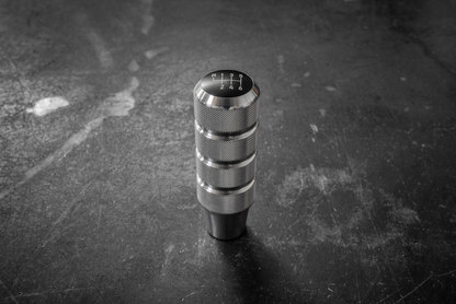 Garagistic Knurled Aluminum Shift Knob - E30, E36, E46, E82, E92-Shifter Accessories-grip-drift-Aluminum-Add 6 speed emblem-Garagistic-bmw