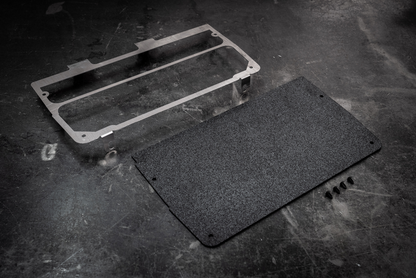 E30 HVAC Delete Panel - 318, 325i/is/e/es, M3-Delete Panels-grip-drift-ABS Plastic-Garagistic-bmw