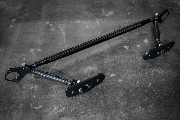 LTW Carbon Fiber E36 Modular 3 Piece Rear Strut Bar - 318, 325, 328, M3