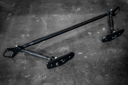 LTW E36 Modular 3 Piece Rear Strut Bar - 318, 325, 328, M3-Strut Bars-grip-drift-No Thanks-Raw Aluminum-Garagistic-bmw