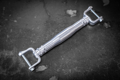 LTW E36 Modular 3 Piece Rear Strut Bar - 318, 325, 328, M3-Strut Bars-grip-drift-No Thanks-Raw Aluminum-Garagistic-bmw