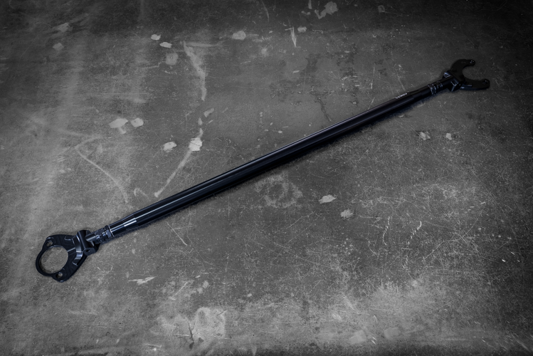 LTW E46 Modular 3 Piece Rear Strut Bar - 316, 318, 320, 323, 325, 328, 330, M3-Strut Bars-grip-drift-No Thanks-Anodized Black-Garagistic-bmw