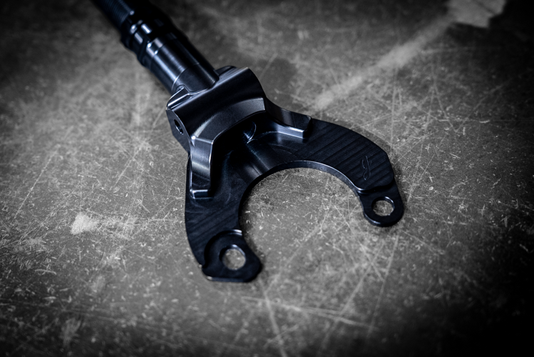 LTW Carbon Fiber E46 Modular 3 Piece Rear Strut Bar - 316, 318, 320, 323, 325, 328, 330, M3-Strut Bars-grip-drift-No Thanks-Raw Aluminum-Garagistic-bmw