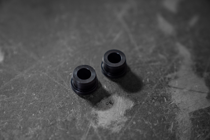 BMW E30 Throttle Cable Bushings - Billet Aluminum - M20, M10