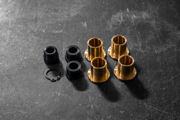 BMW E30 Throttle Cable Bushings - Billet Aluminum - M20, M10