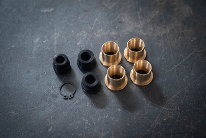 Late Model E30 Complete Pedal Bushing Rebuild Kit-Pedal Box Parts-grip-drift-Anodized Black-Garagistic-bmw