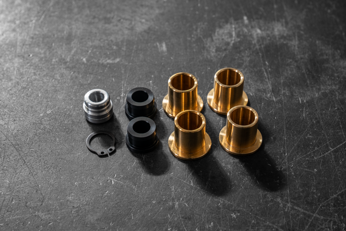 BMW E30 Throttle Cable Bushings - Billet Aluminum - M20, M10