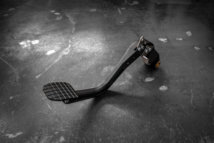 E46 Billet Clutch Pedal - 325i, M3, 330i (35311163870)-Pedal Box Parts-grip-drift-Anodized Black-Garagistic-bmw