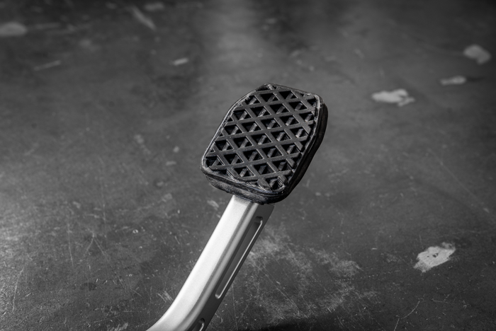 E46 Billet Clutch Pedal - 325i, M3, 330i (35311163870)-Pedal Box Parts-grip-drift-Bare Aluminum-Garagistic-bmw
