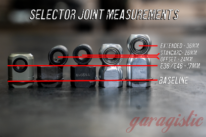 Garagistic Late Model Selector Joint - E36, E46, E34, E39, E60, Z4, G80, E92, E82 - 25117580281