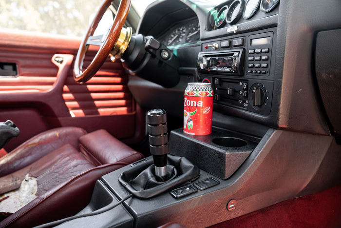 Garagistic E30 Center Console Dual Cup Holder - 325i, M3, 318is