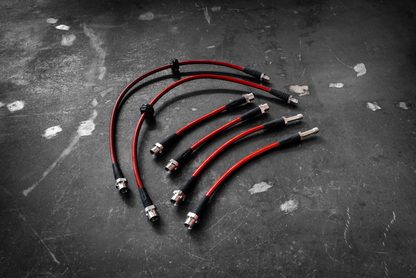 2007-2010 BMW E9X RWD Stainless Steel Complete 6 Brake Line Kit - DOT Compliant E90 E91 E92 E93 328 335-Brake and Clutch Lines-grip-drift-No clutch line-Garagistic-bmw