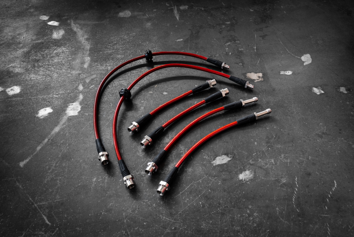 2007-2010 BMW E9X RWD Stainless Steel Complete 6 Brake Line Kit - DOT Compliant E90 E91 E92 E93 328 335