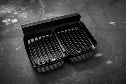 E30 Gloss Black Kidney Grill - Aftermarket Replacement (51131945877)-Exterior Body Parts-grip-drift-Garagistic-bmw
