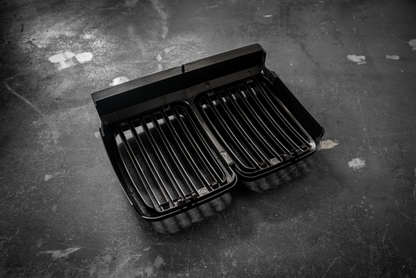 E30 Matte Black Kidney Grill - Aftermarket Replacement (51131945877)