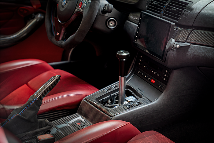E46 "PRO" Self Centering Chassis Short Shifter-Shifters-grip-drift-Bare-Short-Delrin Vintage-Garagistic-bmw