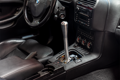 E36 "PRO" Self Centering Chassis Short Shifter-Shifters-grip-drift-Bare-Medium-Aluminum Bat-Garagistic-bmw
