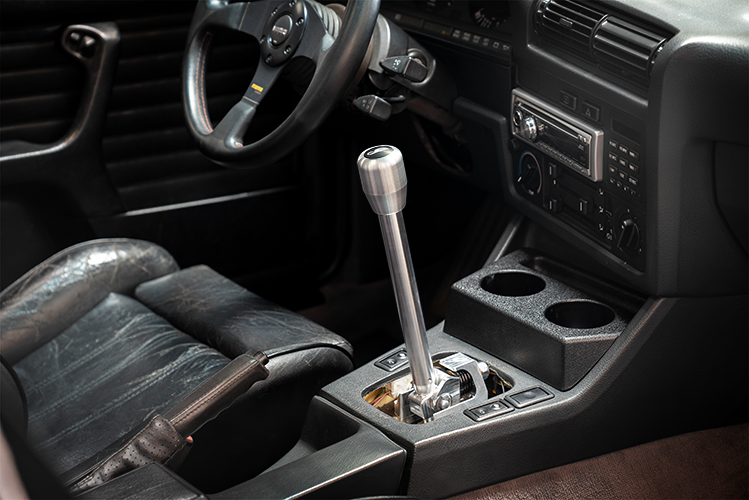 E30 "PRO" Self Centering Chassis Short Shifter-Shifters-grip-drift-Bare-Tall-Aluminum Standard W/Emblem-Garagistic-bmw