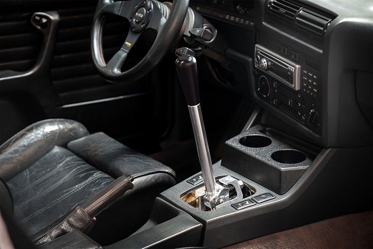 E30 "PRO" Self Centering Chassis Short Shifter-Shifters-grip-drift-Bare-Tall-Delrin Bat-Garagistic-bmw