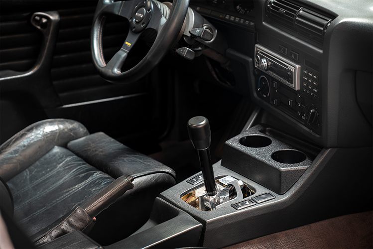 E30 "PRO" Self Centering Chassis Short Shifter-Shifters-grip-drift-Black Anodized-Short-Delrin Standard-Garagistic-bmw