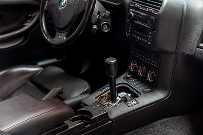 E36 "PRO" Self Centering Chassis Short Shifter-Shifters-grip-drift-Black Anodized-Short-Delrin Standard-Garagistic-bmw